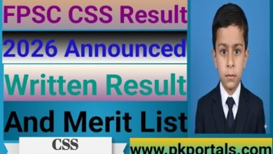 FPSC CSS Result 2026 Announced – Written Result & Merit List