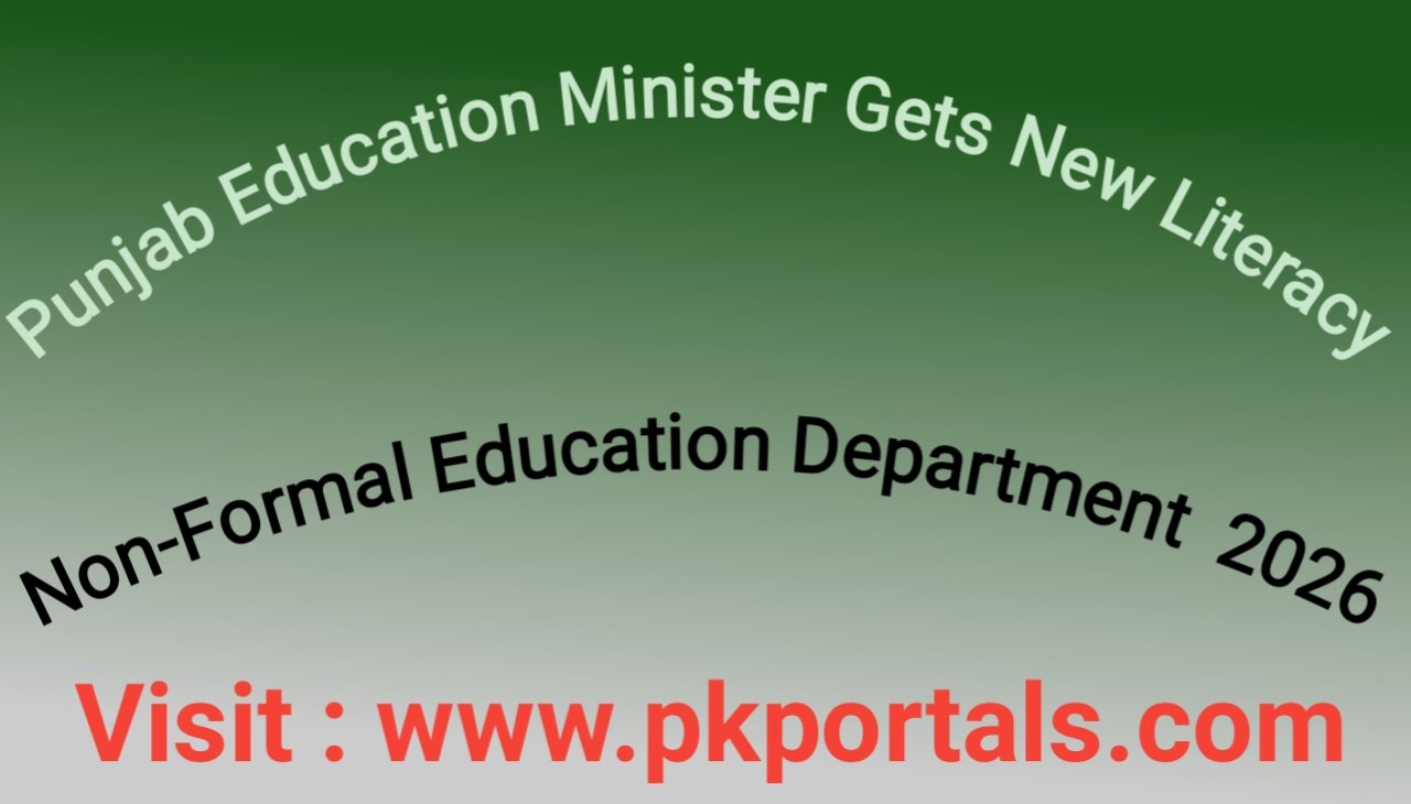 Non-Formal Education Department 2026