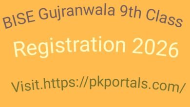 BISE Gujranwala 9th Class Registration 2026