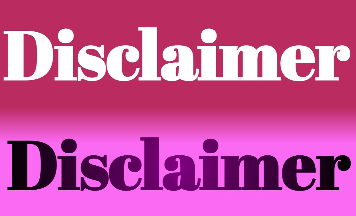Disclaimer